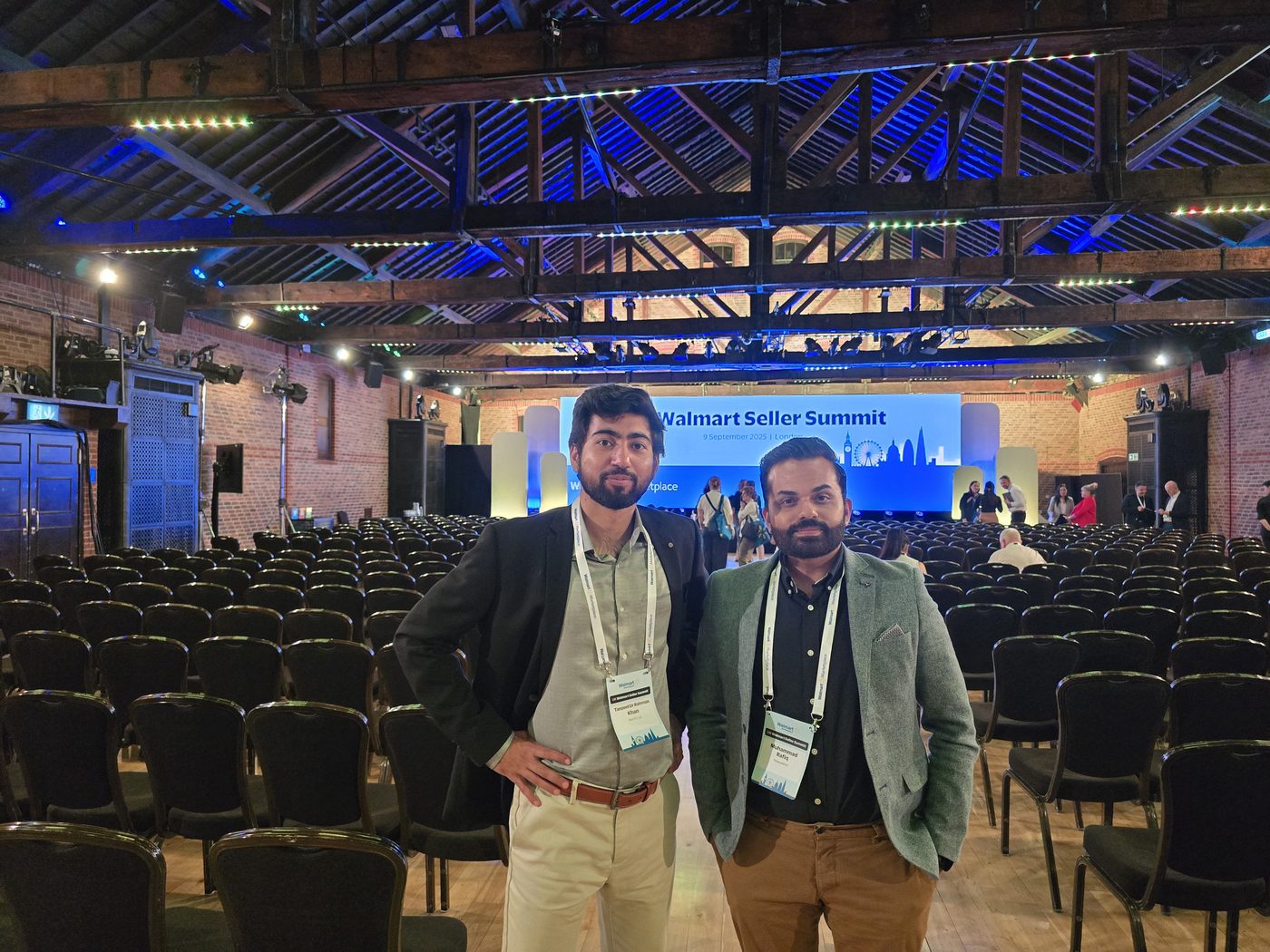 Muhammad at Walmart Seller Summit London 2025